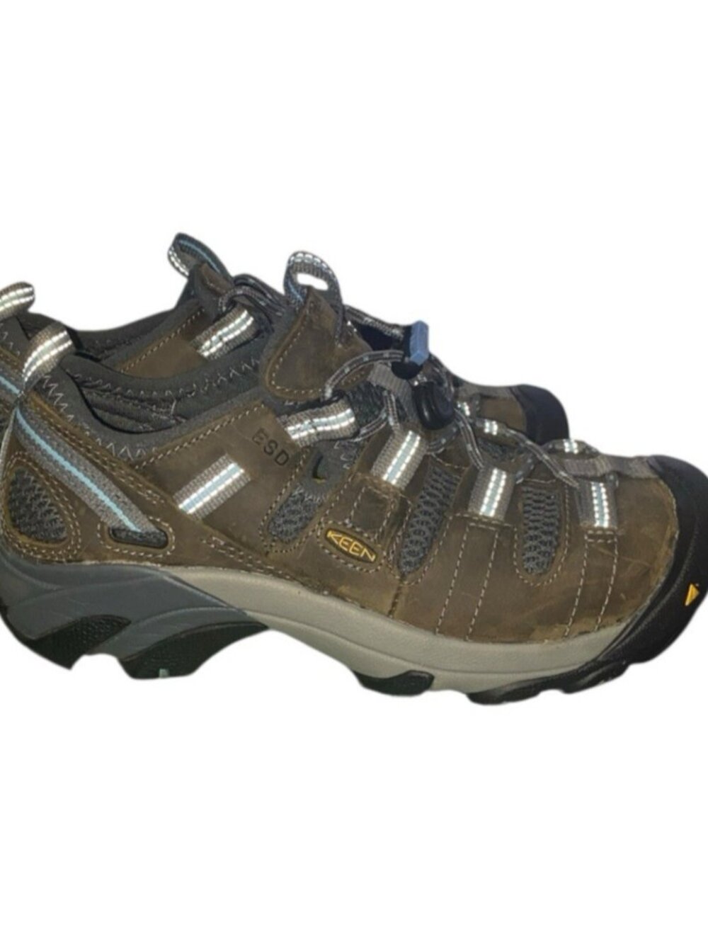 KEEN Atlanta Cool Steel Toe Hiking Water Shoes Mesh Safety Work Size 37 US 6.5